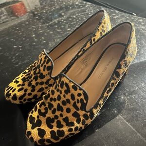 Banana Republic Leopard Print Block Heel Pumps